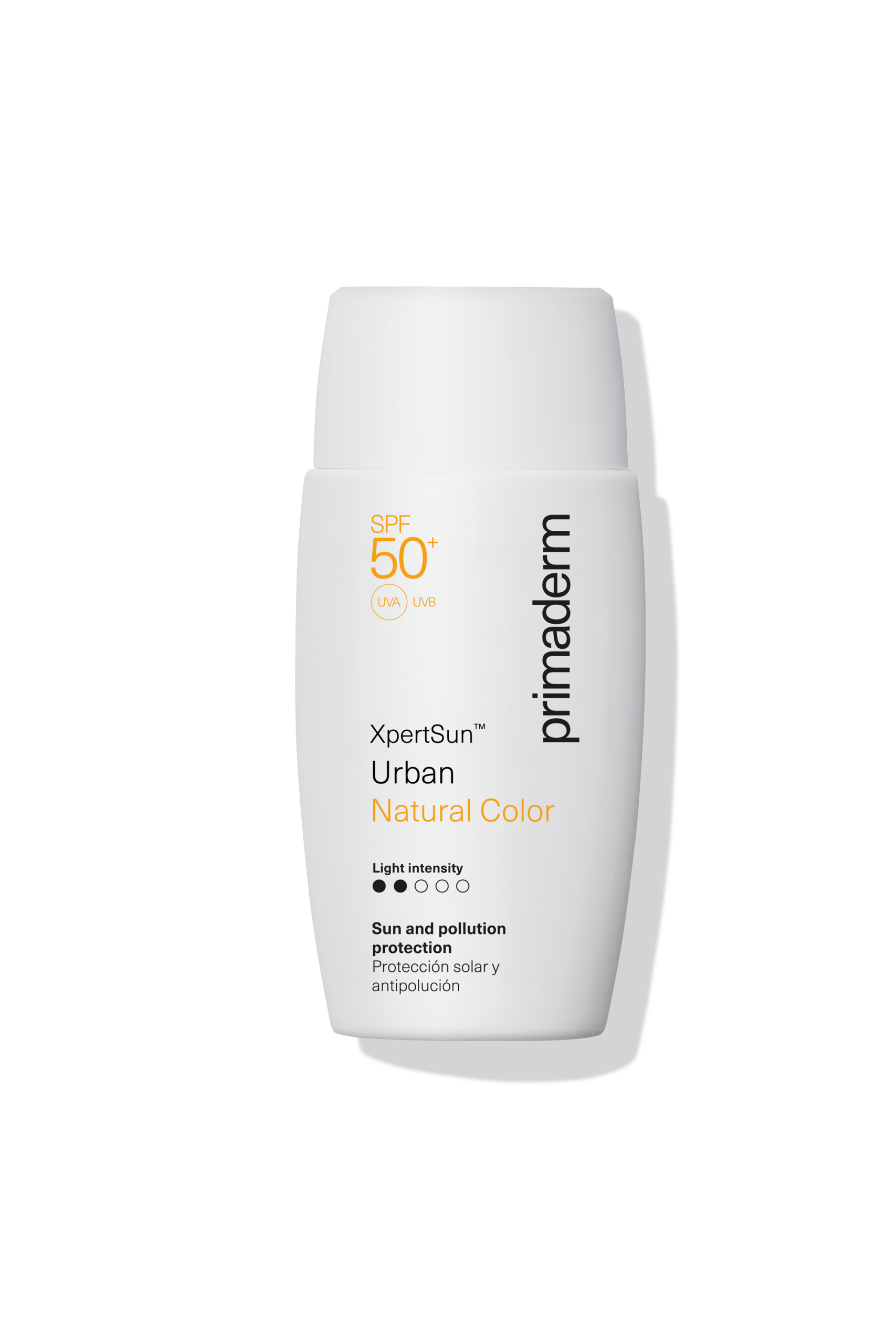 Primaderm xpertsun urban natural color light intensity SPF50+ 50 ml